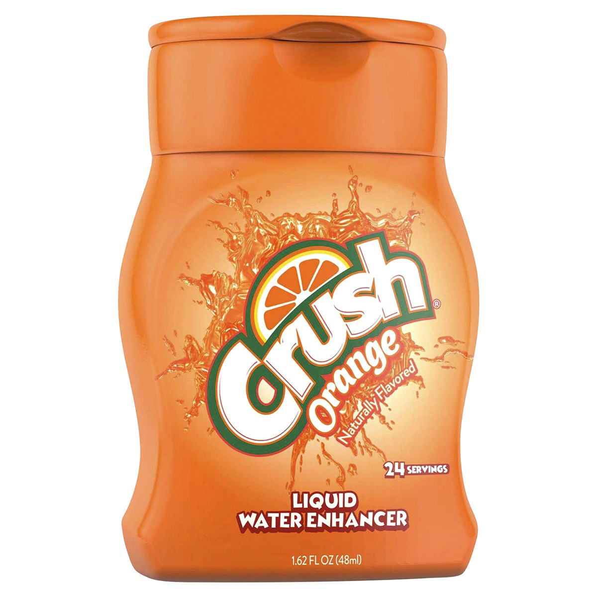 slide 1 of 9, Crush Liquid Water Enhancer, Orange - 1.62 fl oz, 1.62 oz