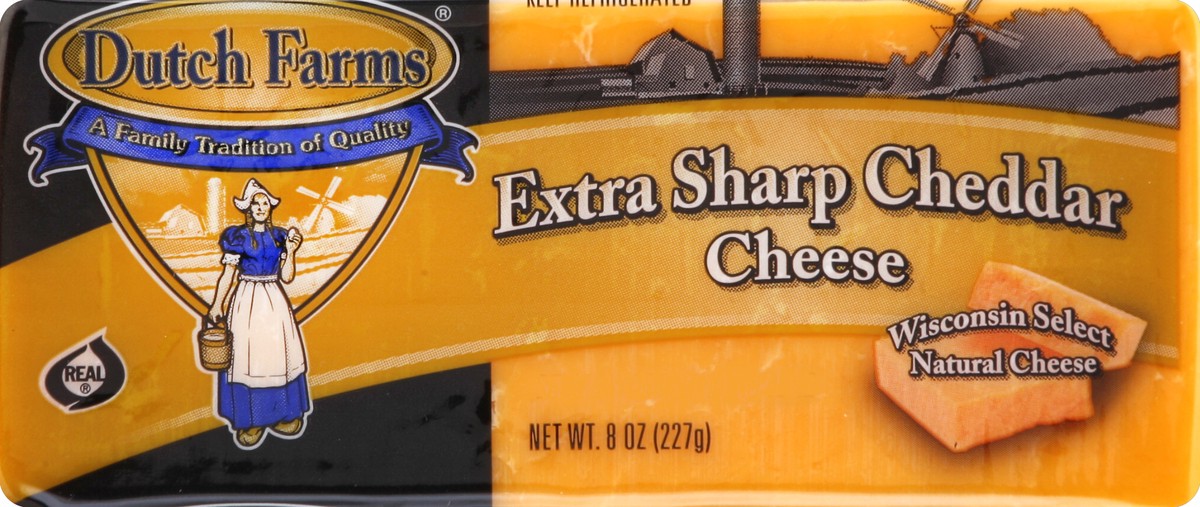 slide 4 of 5, Dutch Farms Dutch Farm Extra Sharp Chedr Bar - 8 oz, 8 oz
