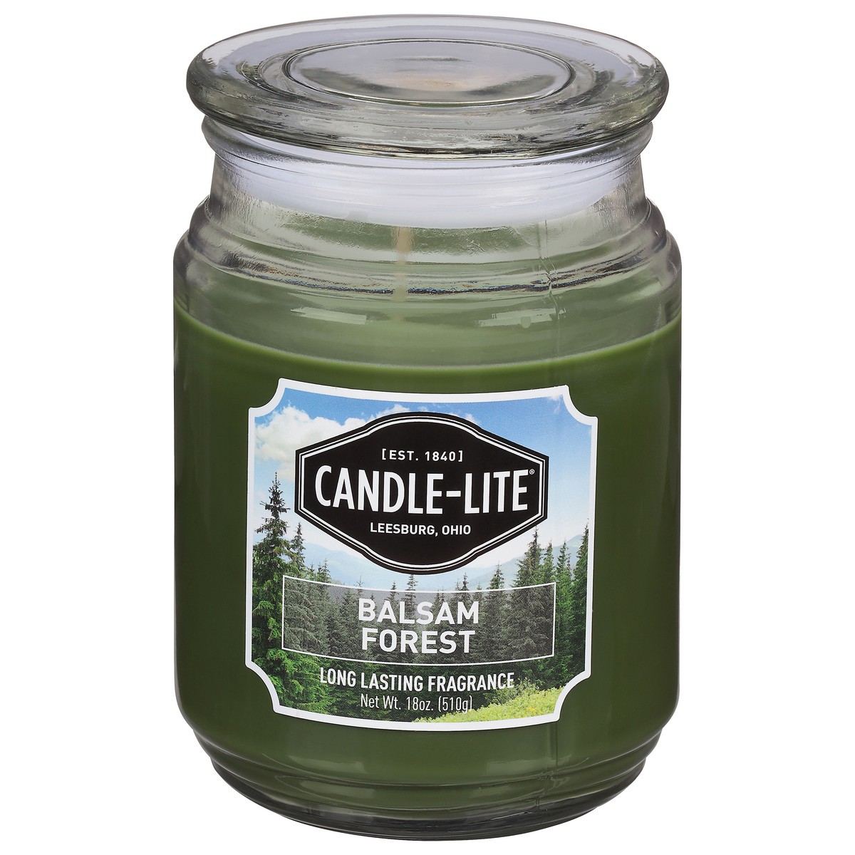 slide 1 of 9, Candle-Lite Scented Jar Candle Balsam Forest, 1 ct