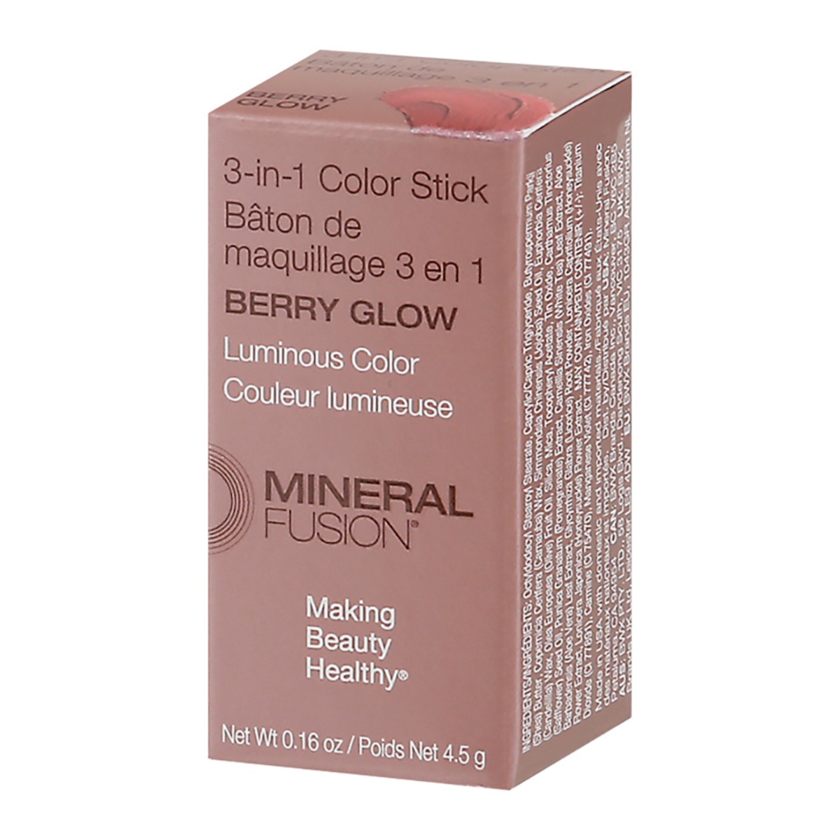 slide 10 of 10, Mineral Fusion Berry Glow 3-in-1 Color Stick 0.16 oz, 0.16 oz