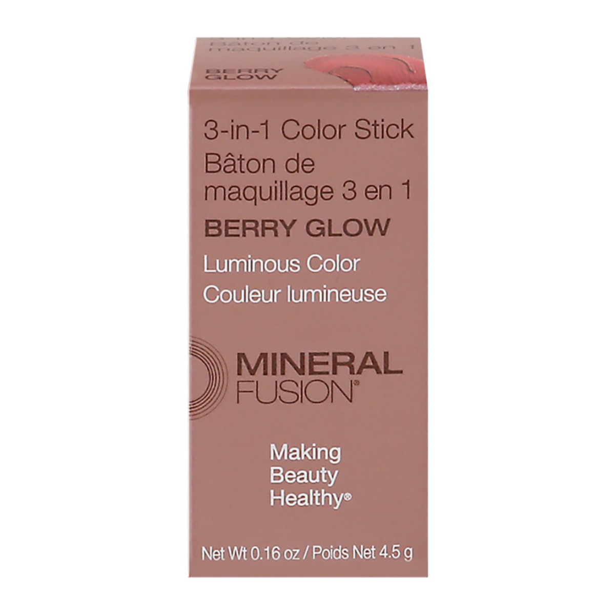 slide 5 of 10, Mineral Fusion Berry Glow 3-in-1 Color Stick 0.16 oz, 0.16 oz
