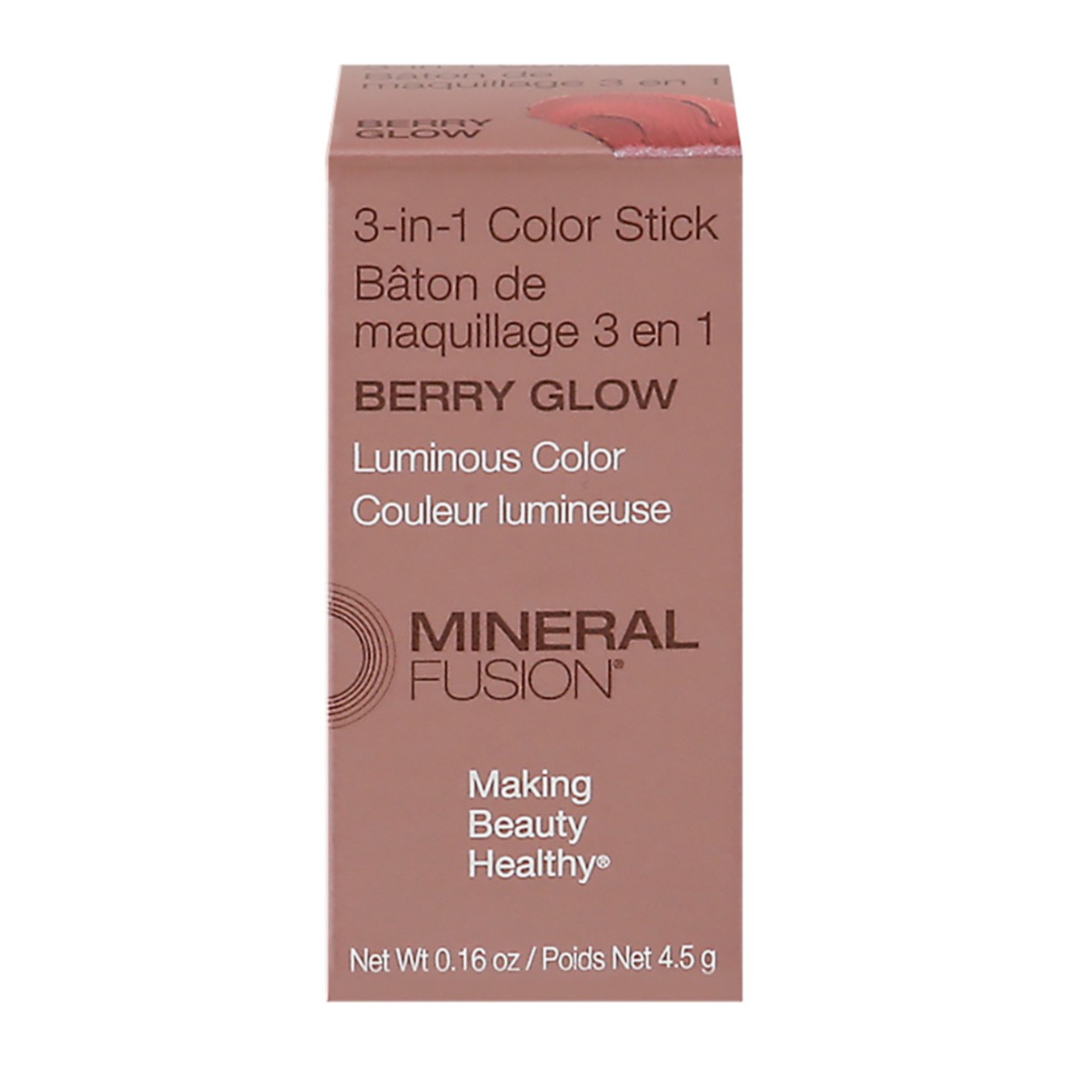 slide 1 of 10, Mineral Fusion Berry Glow 3-in-1 Color Stick 0.16 oz, 0.16 oz