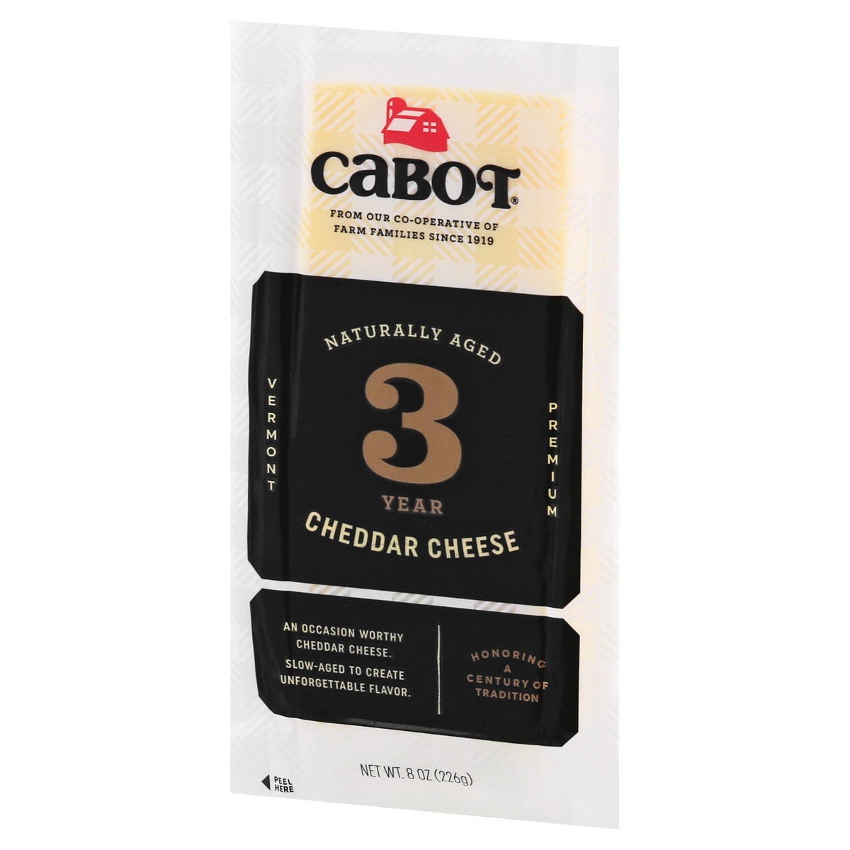 slide 6 of 10, 12/8Oz 3 Year White Cheddar Parchment Bar, 8 oz