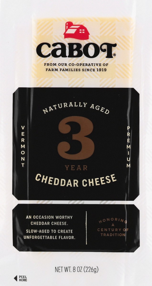 slide 7 of 10, 12/8Oz 3 Year White Cheddar Parchment Bar, 8 oz