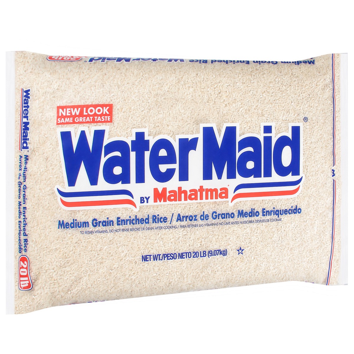 slide 2 of 9, Water Maid Medium Grain Enriched Rice, 20 lb