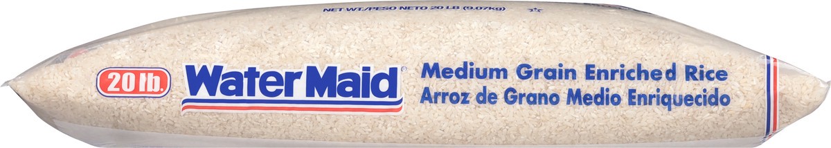 slide 4 of 9, Water Maid Medium Grain Enriched Rice, 20 lb