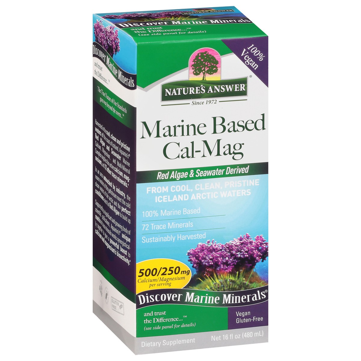 slide 8 of 9, Nature's Answer Marine Based Cal-Mag 16 fl oz, 16 fl oz