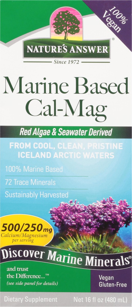 slide 3 of 9, Nature's Answer Marine Based Cal-Mag 16 fl oz, 16 fl oz