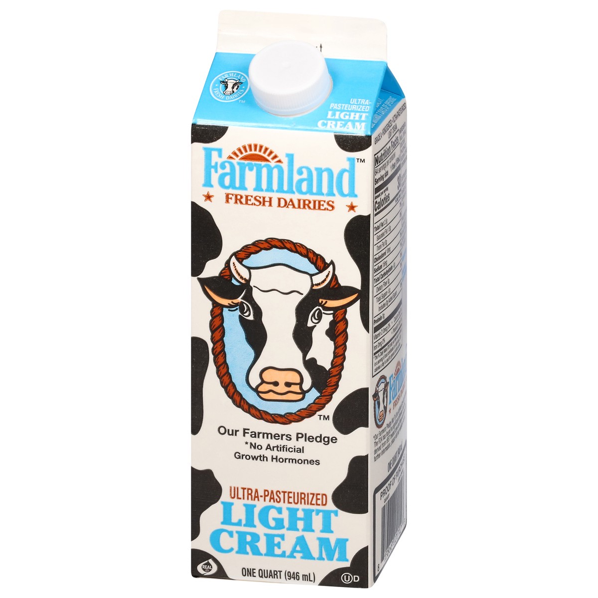 slide 2 of 13, Farmland Fresh Dairies Light Cream 1 qt, 32 fl oz