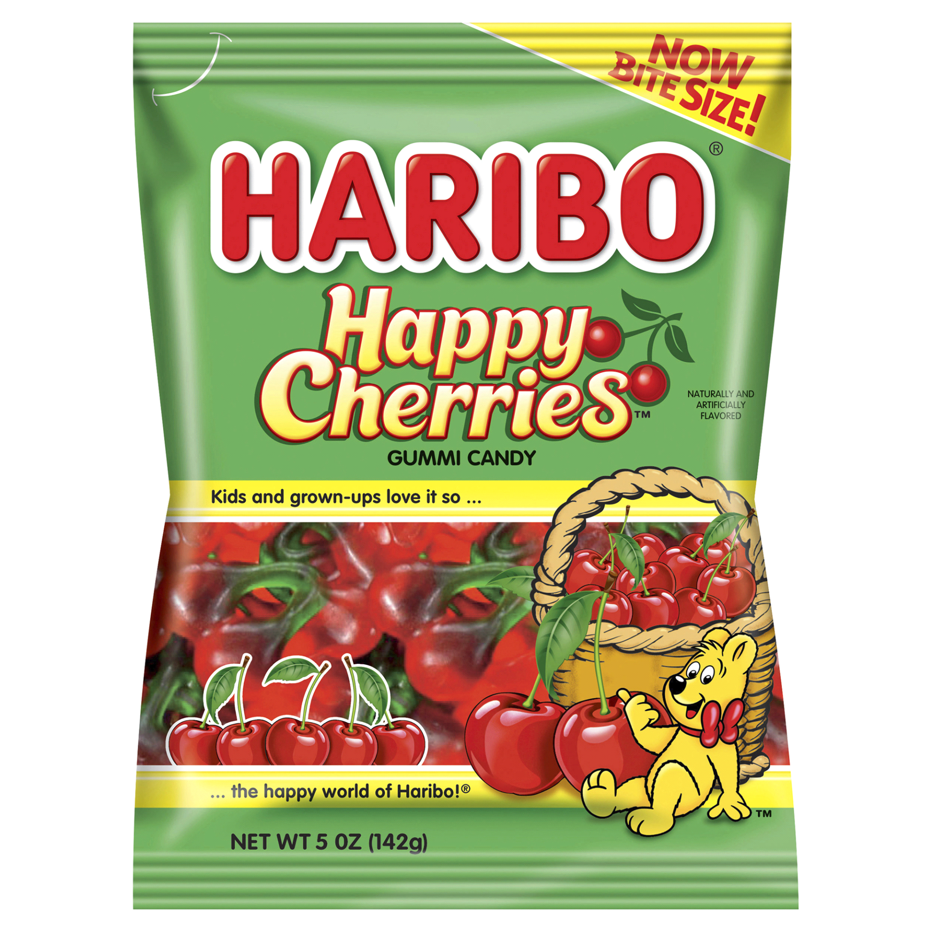 slide 1 of 3, Haribo Twin Cherries, 5 oz