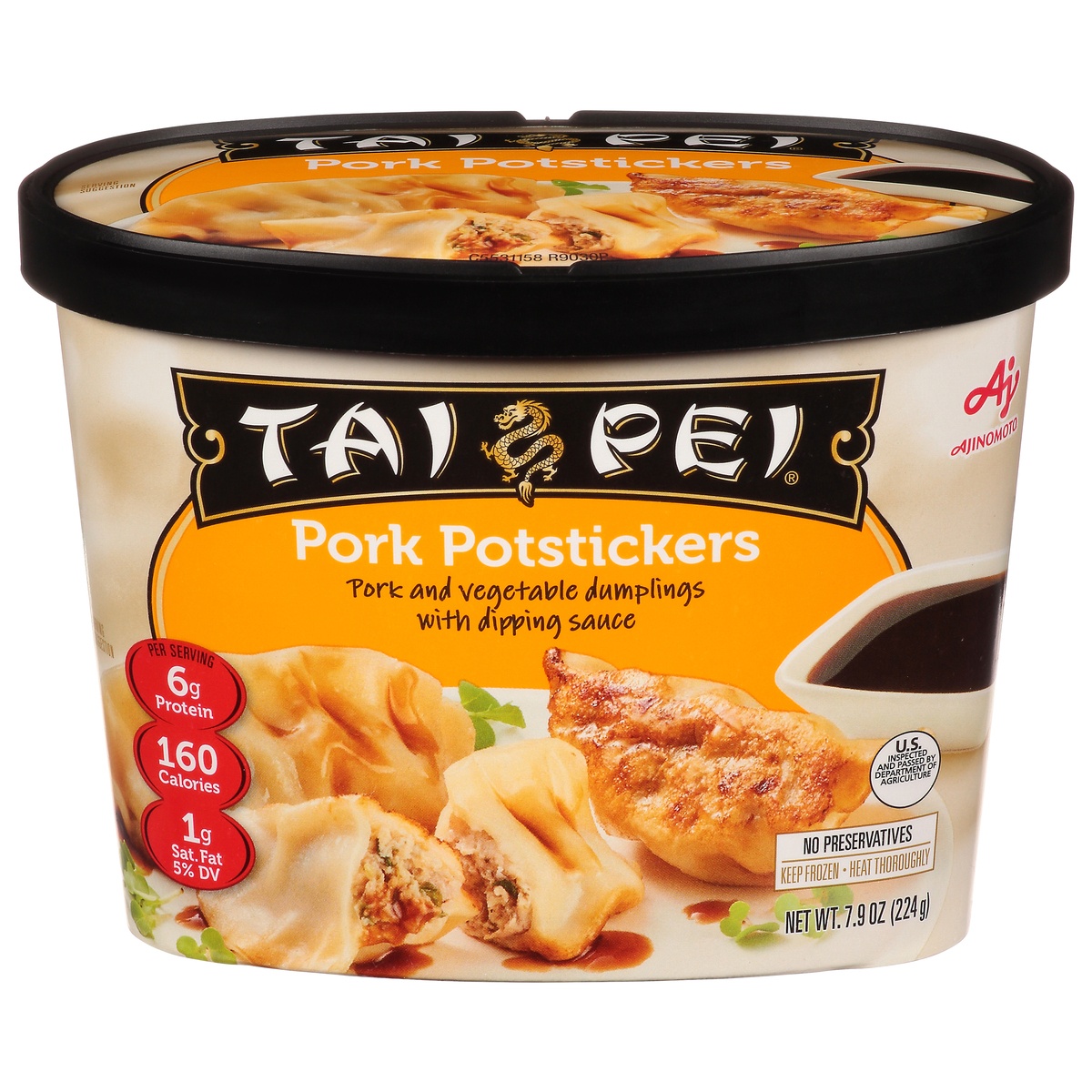 slide 1 of 1, Tai Pei Pork Potstickers, 7.9 oz