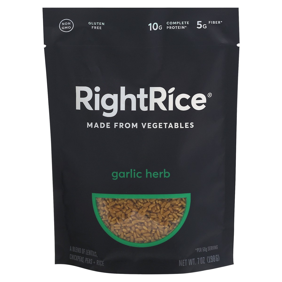 slide 1 of 21, RightRice Right Rice Garlic Herb Vegetable Rice, 7 oz