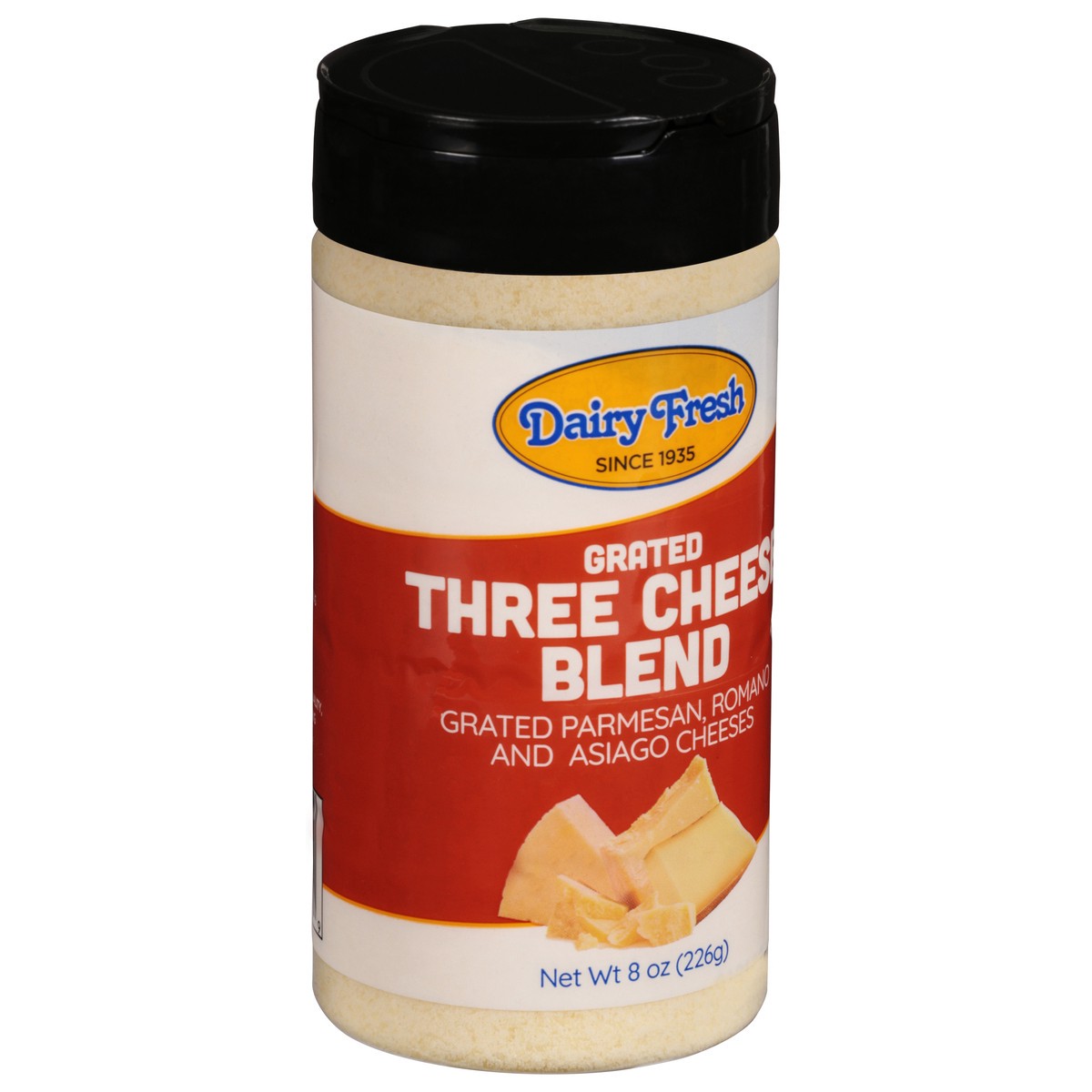 slide 5 of 13, Dairy Fresh Three Cheese Blend Grated Cheese 8 oz, 8 oz