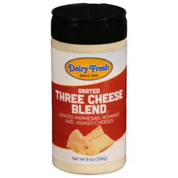 Dairy Fresh Three Cheese Blend Grated Cheese 8 oz