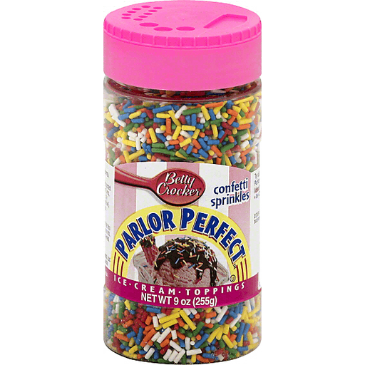 slide 2 of 2, Betty Crocker Parlor Perfect Confetti Sprinkles, 9 oz