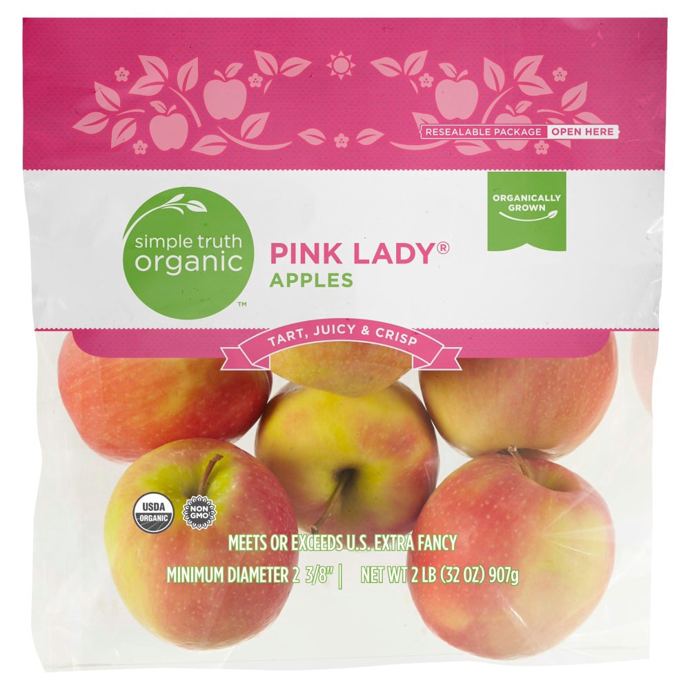 slide 2 of 2, Simple Truth Organic Cripps Pink Apples, 2 lb