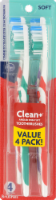 slide 1 of 1, Kroger Complete Clean Soft Toothbrush, 4 ct