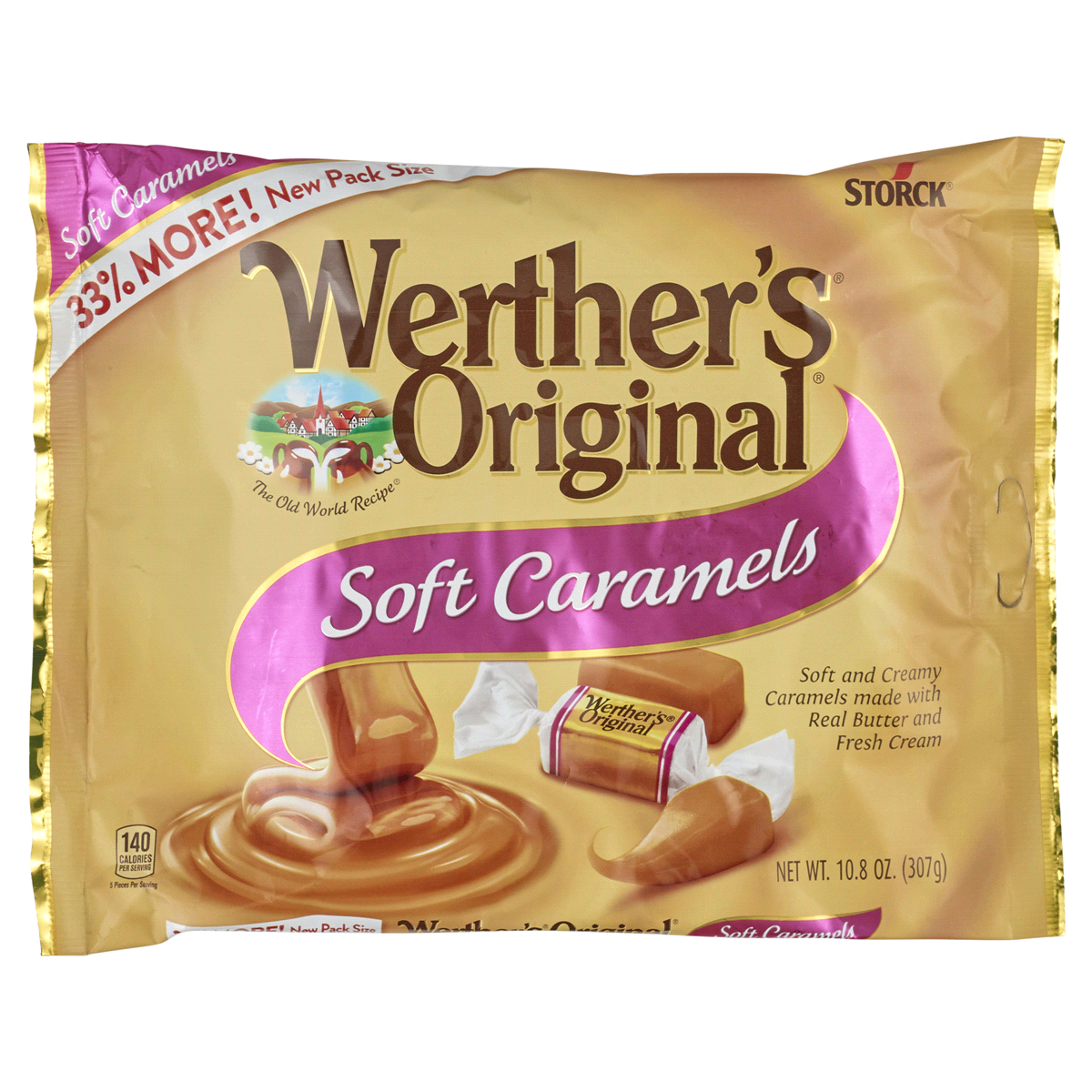 slide 1 of 1, Werther's Original Soft Caramel Candies, 2.75 oz