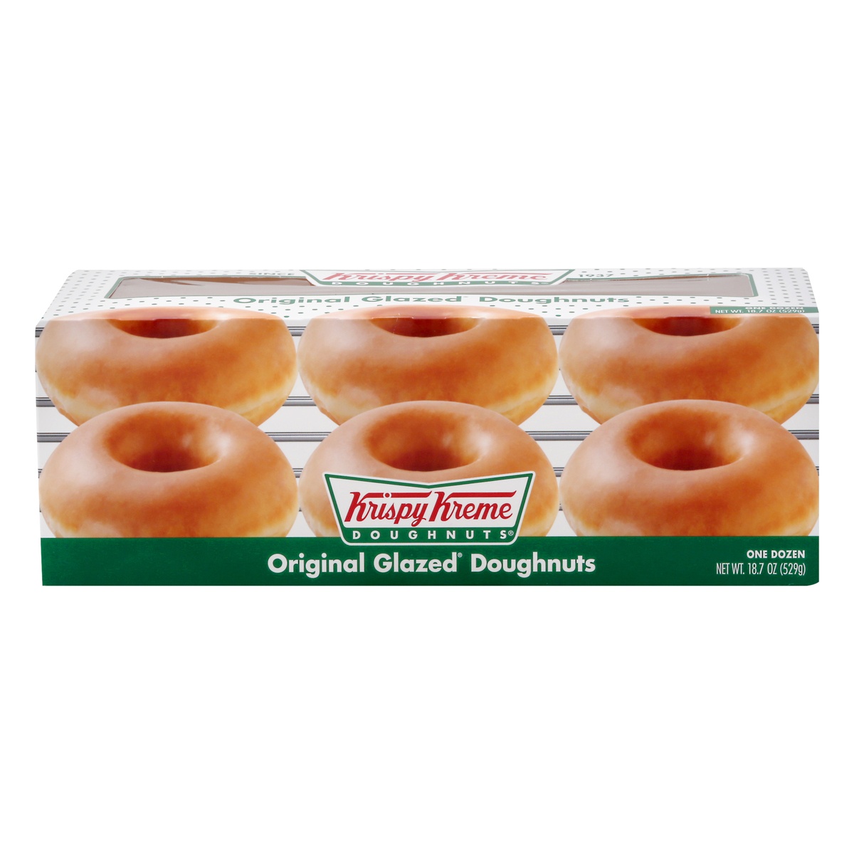 slide 1 of 1, Krispy Kreme Glazed Donuts, 18.9 oz