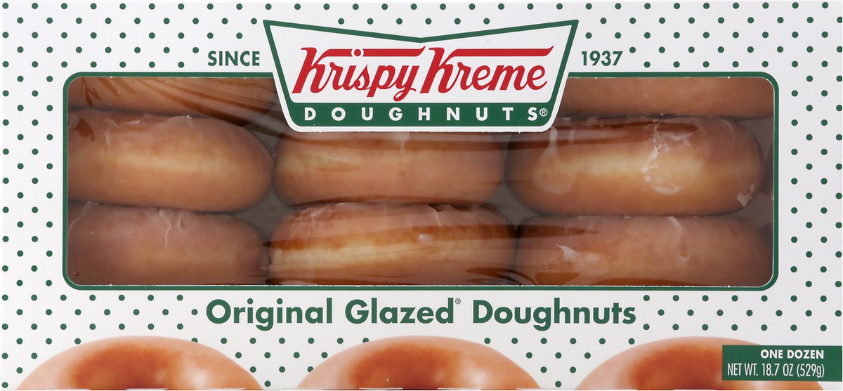 slide 10 of 10, Krispy Kreme Glazed Donuts, 1 doz