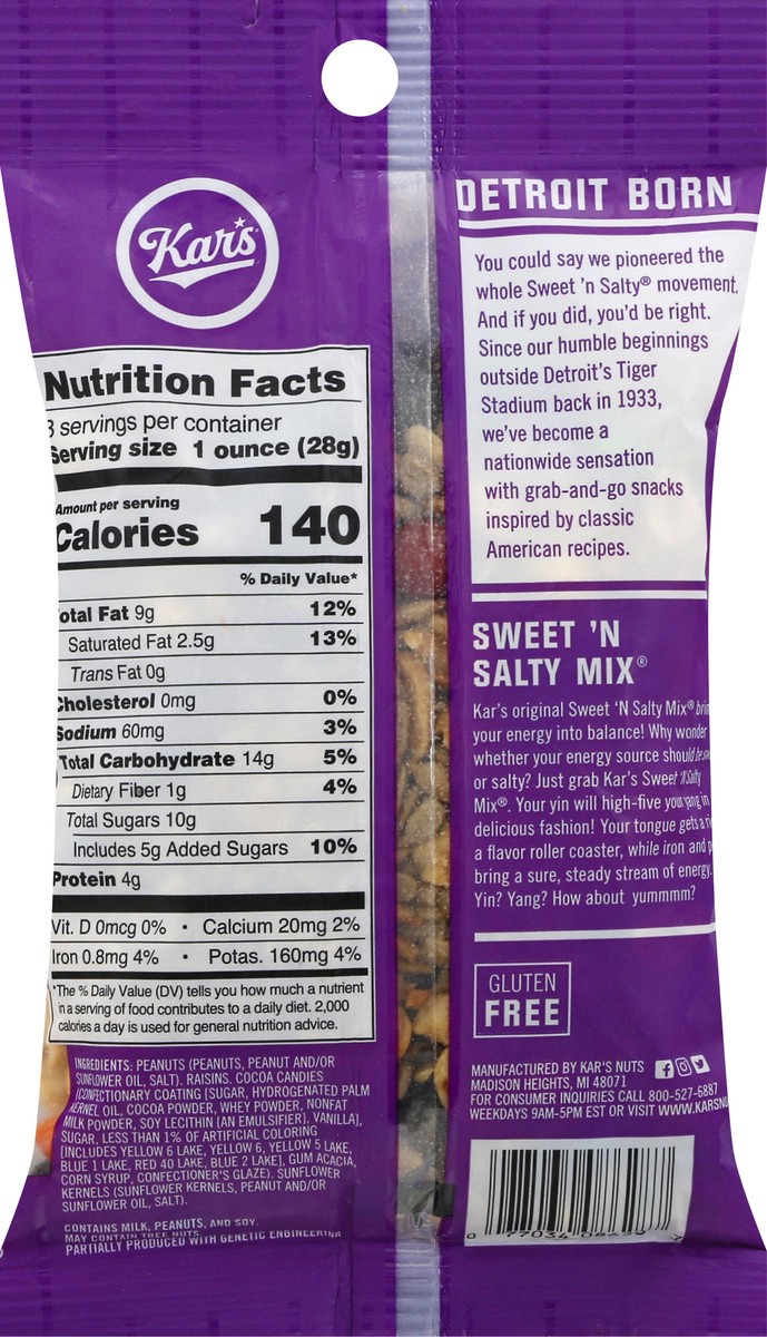 slide 5 of 9, Kar's Sweet 'N Salty Mix Trail Mix 8 oz, 8 oz