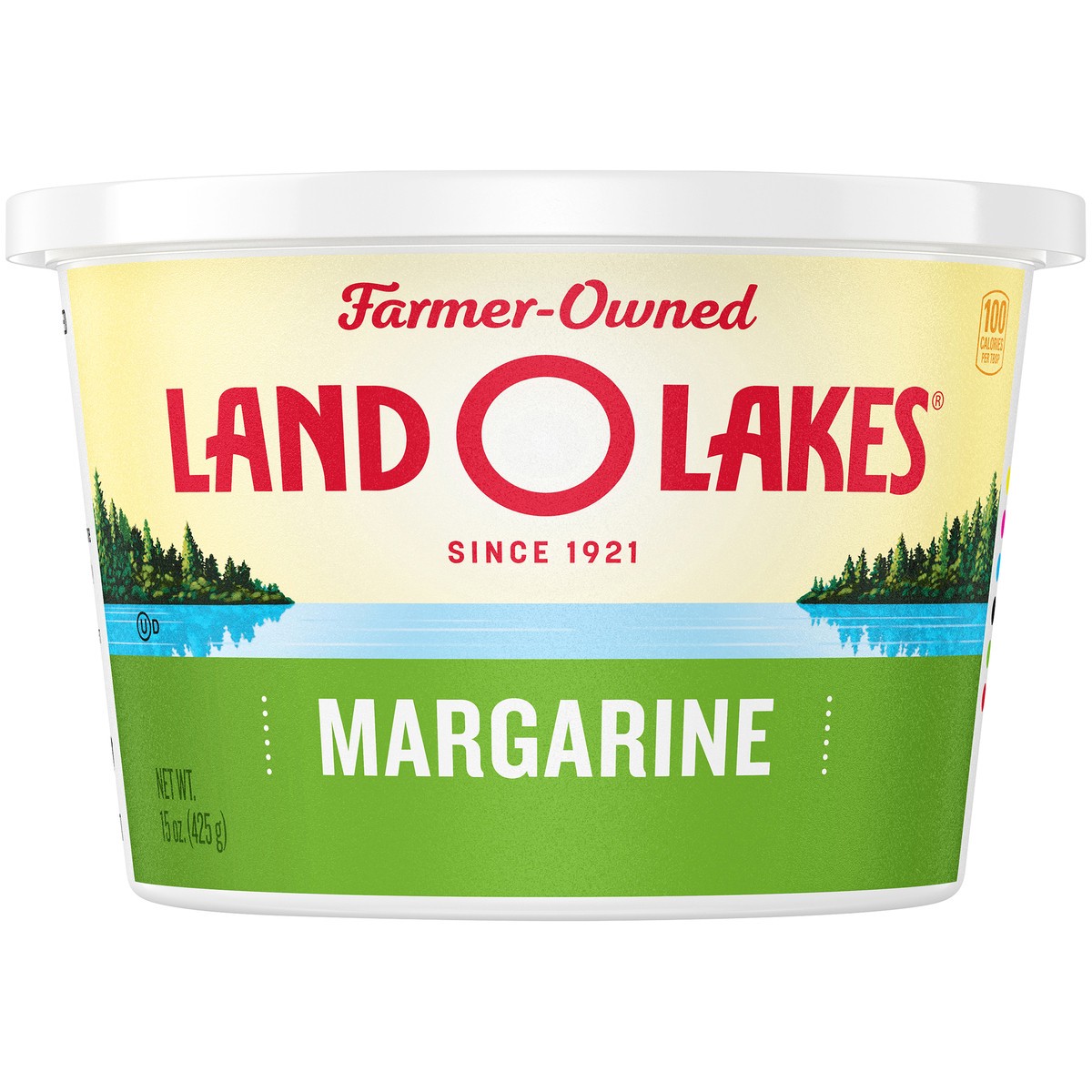 slide 6 of 9, Land O'Lakes Margarine, 15 oz Tub, 15 oz