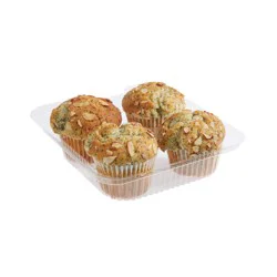Raley's Almond Poppyseed Muffins 4 ct