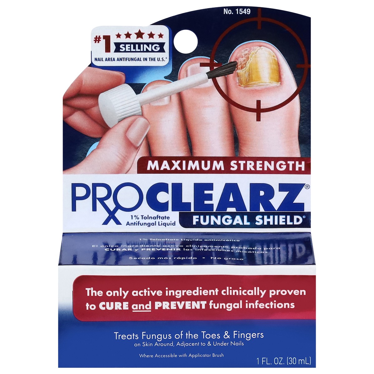 slide 1 of 6, Pro Clearz Maximum Strength Antifungal Liquid 1 fl oz, 1 oz