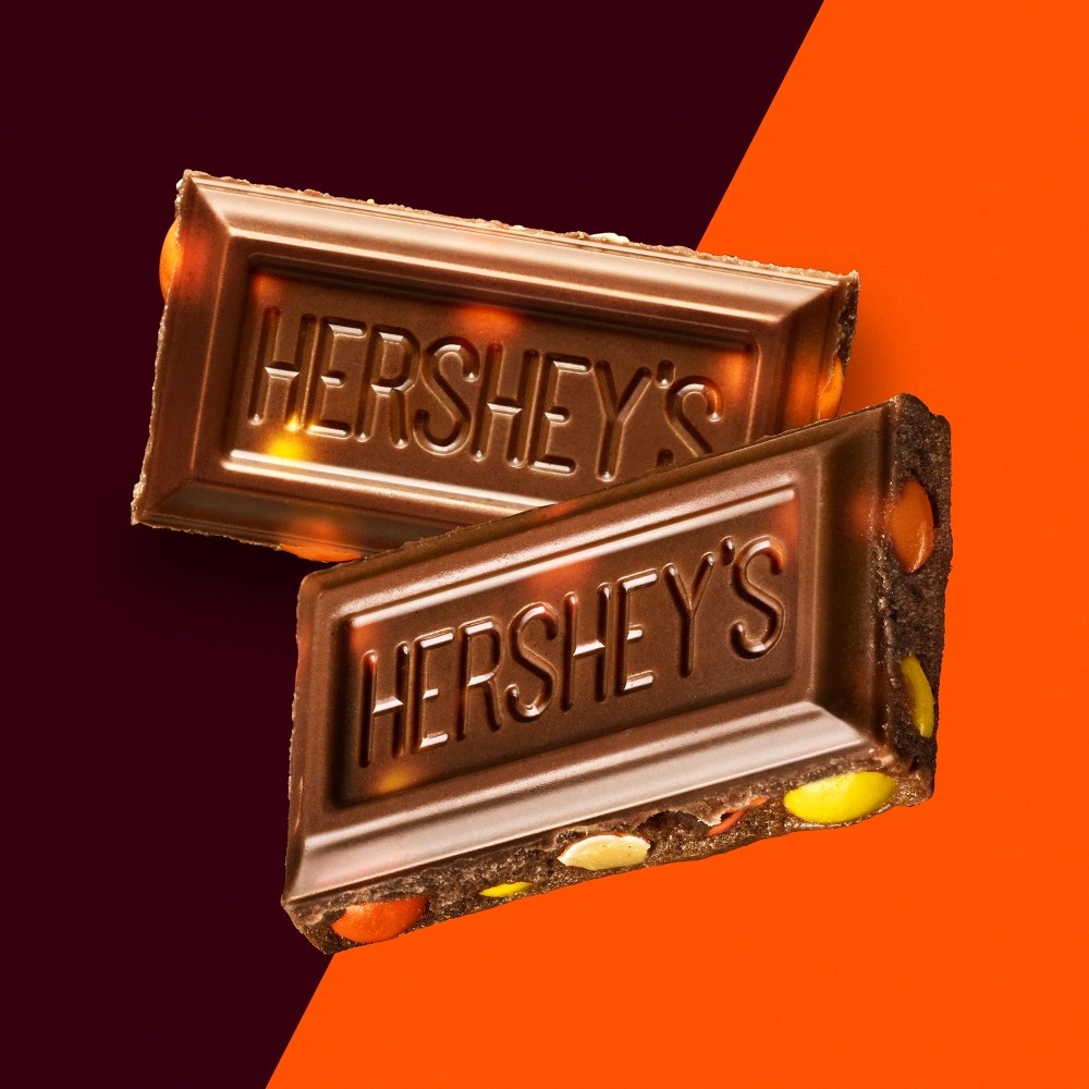 slide 2 of 5, Hershey's Milk Chocolate & Reese's Pieces Candy Bar, 1.55 oz