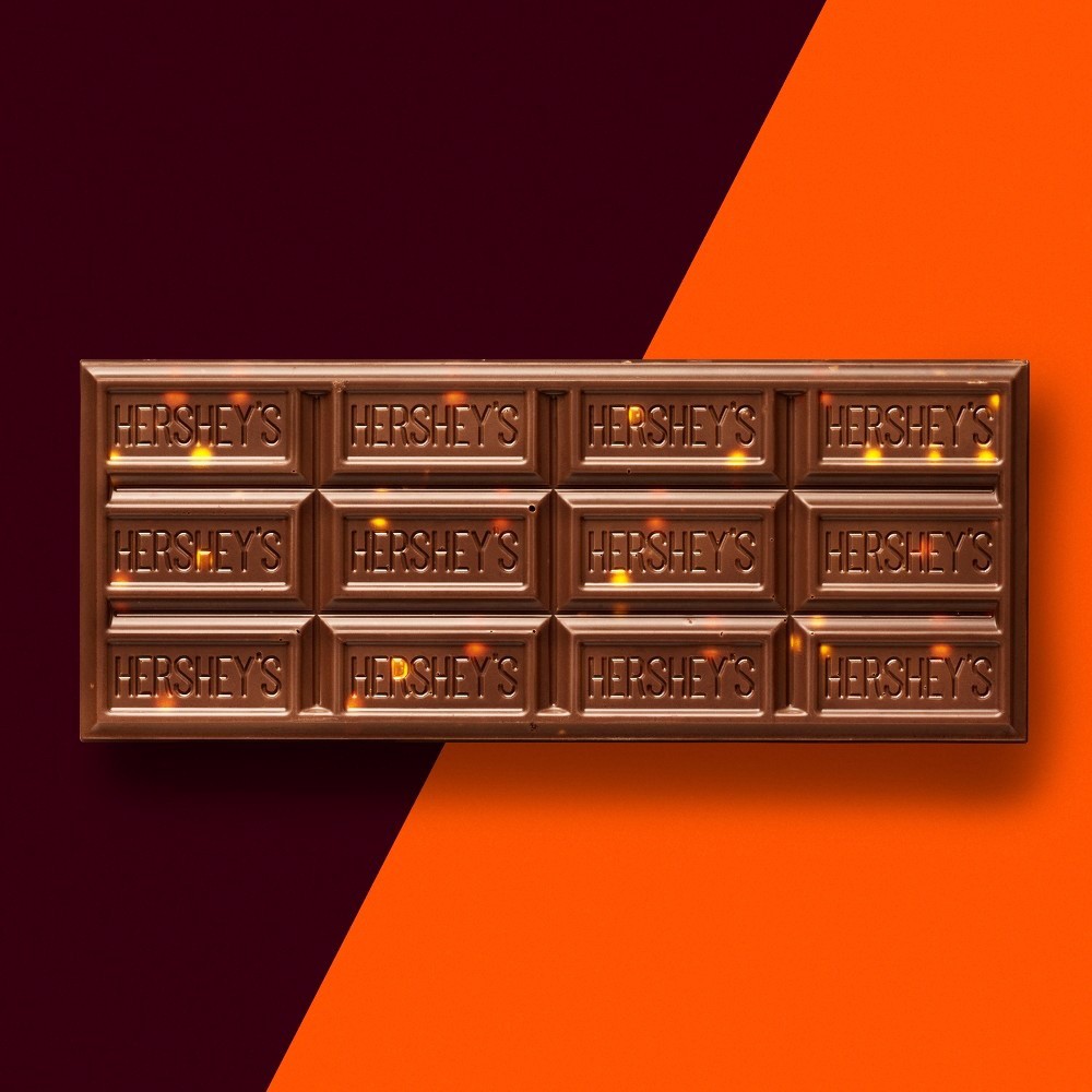 slide 3 of 5, Hershey's Milk Chocolate & Reese's Pieces Candy Bar, 1.55 oz