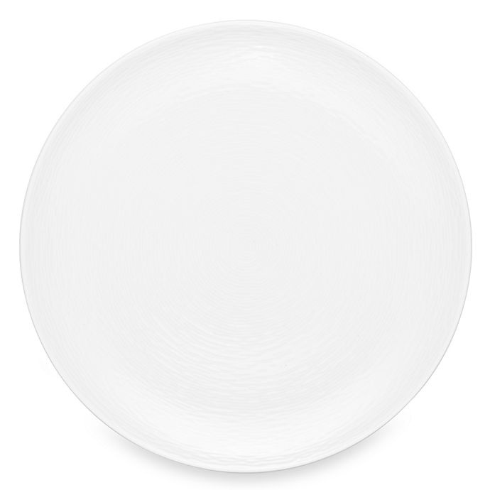 slide 1 of 2, Noritake White on White Swirl Round Dinner Plate, 1 ct