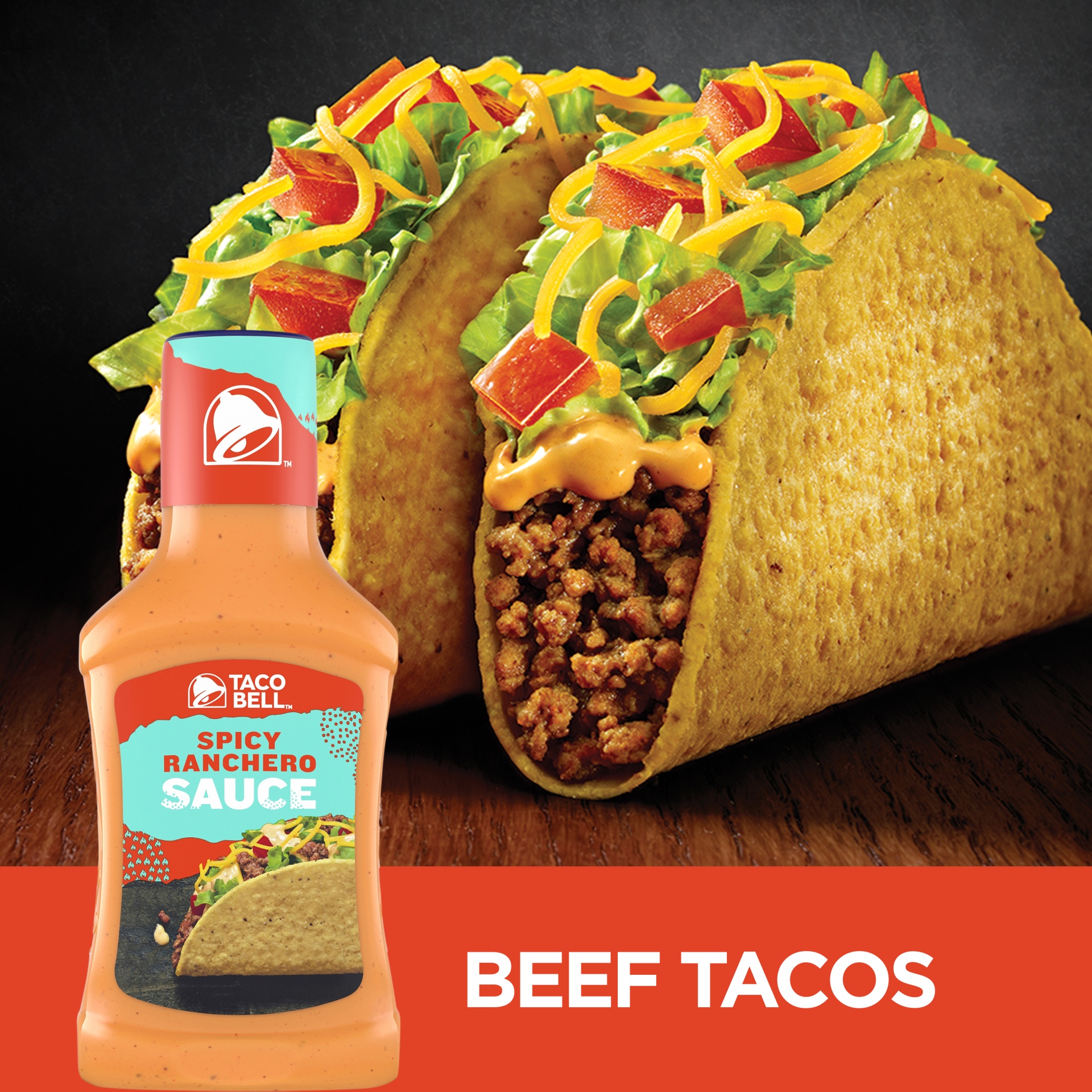 slide 2 of 7, Taco Bell Spicy Ranchero Sauce, 8 oz