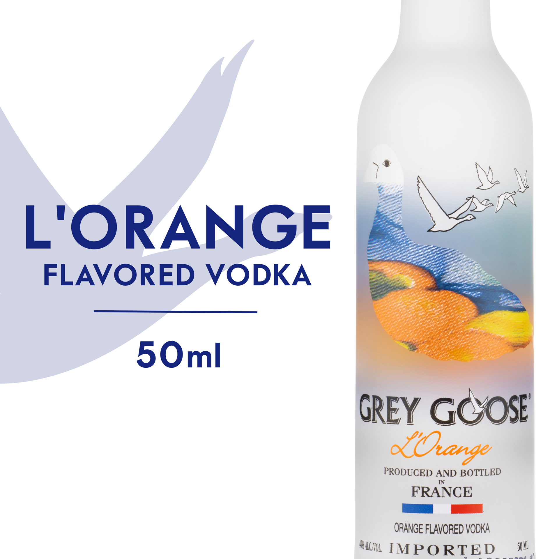 slide 4 of 5, Grey Goose L'Orange Flavored Vodka 40% 5Cl/50Ml, 50 ml
