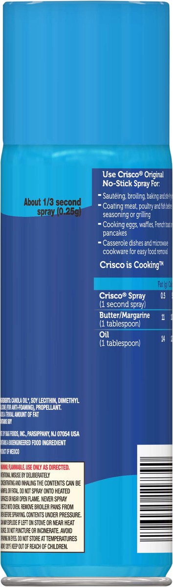 slide 10 of 10, Crisco Original Spray, 6 oz