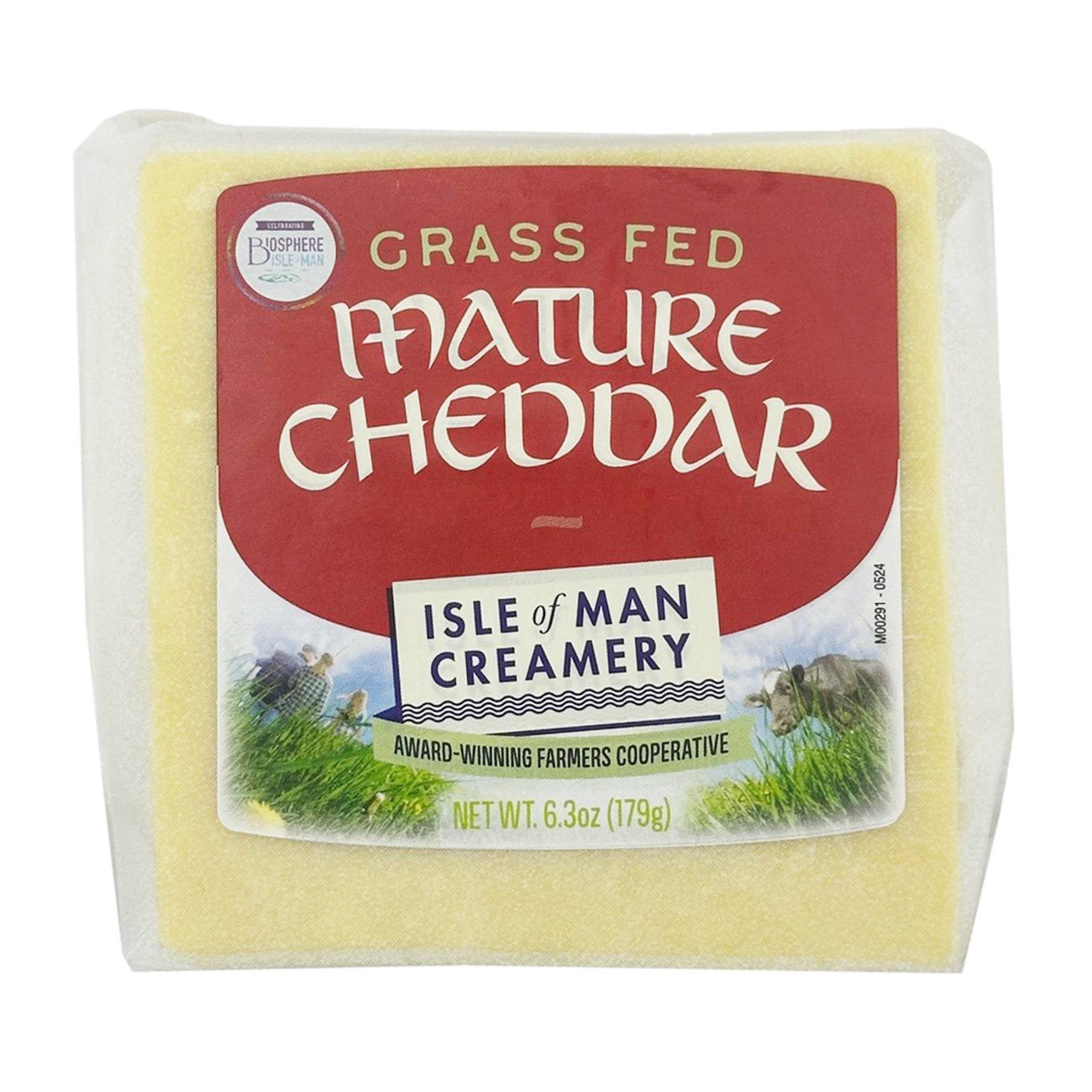 slide 1 of 1, Isle of Man Creamery Vintage Cheddar Cheese 6.3 oz, 6.3 oz