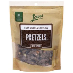 Lowes Foods Dark Chocolate Covered Pretzels