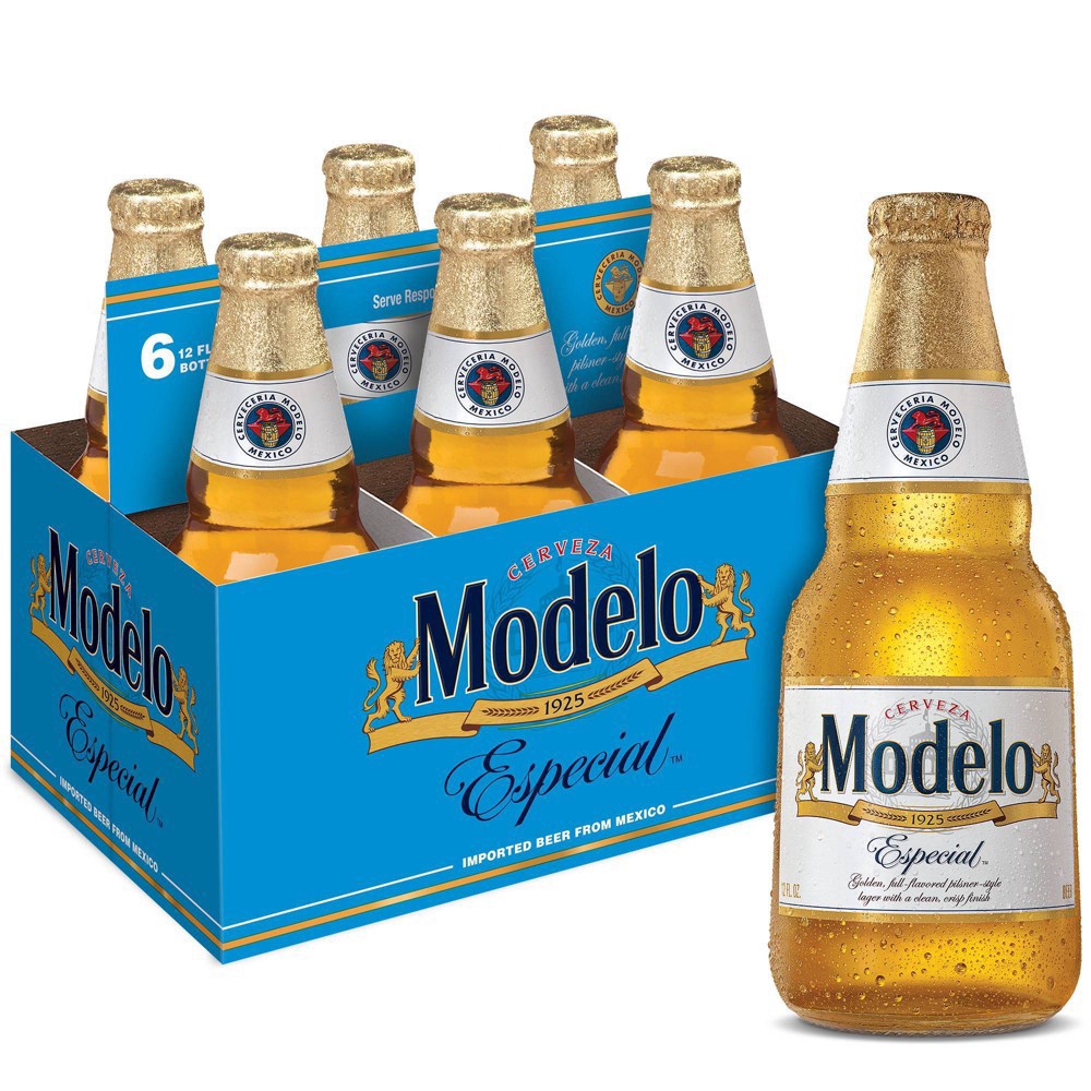 slide 36 of 85, Modelo Lager Mexican Beer Bottles, 6 ct; 12 oz