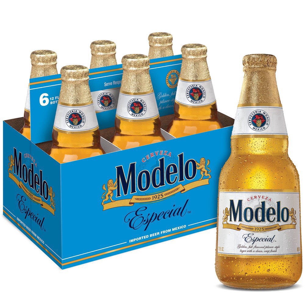 slide 59 of 85, Modelo Lager Mexican Beer Bottles, 6 ct; 12 oz
