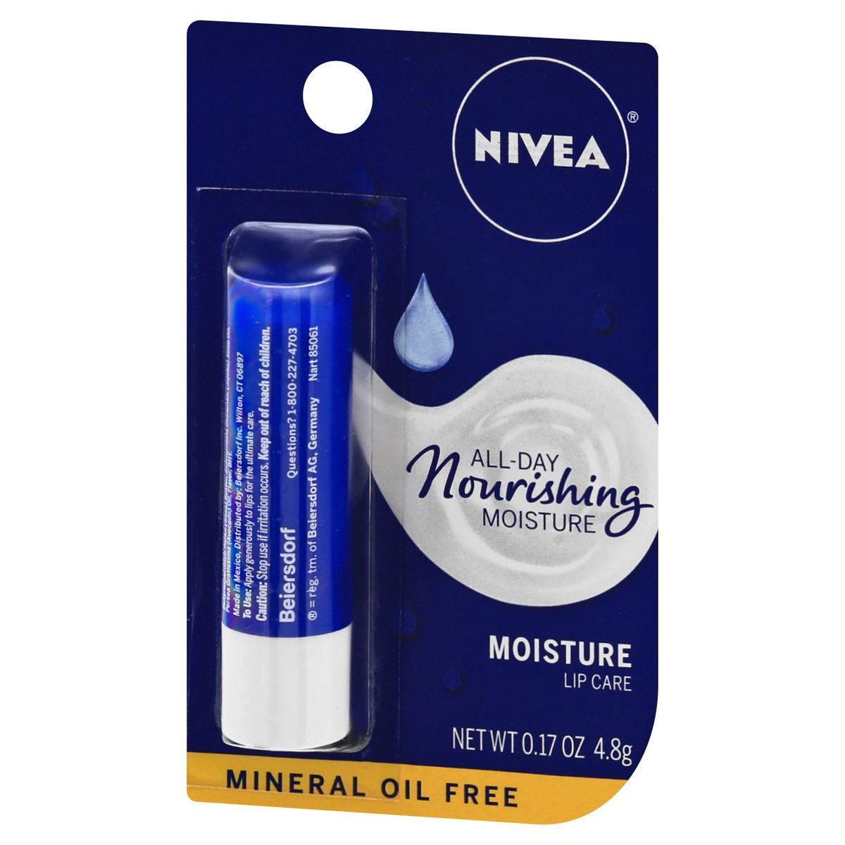 slide 7 of 9, Nivea Kiss Of Moisture Lip, 0.17 oz