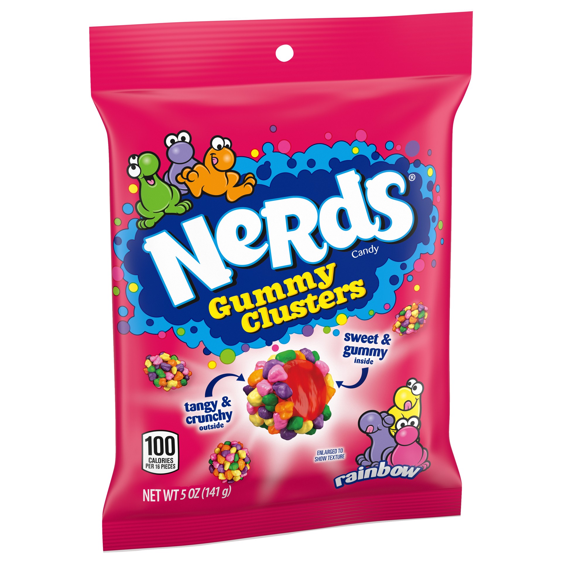 slide 2 of 5, Nerds Gummy Clusters Rainbow 5 oz x 10 ct 158615, 1 ct