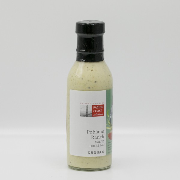 slide 1 of 1, Pacific Coast Selections Poblano Ranch Salad Dressing 12 fl oz, 12 fl oz
