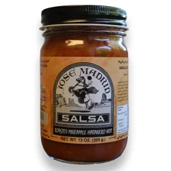 Jose Madrid Roasted Pineapple Habanero Hot Sauce 13 oz