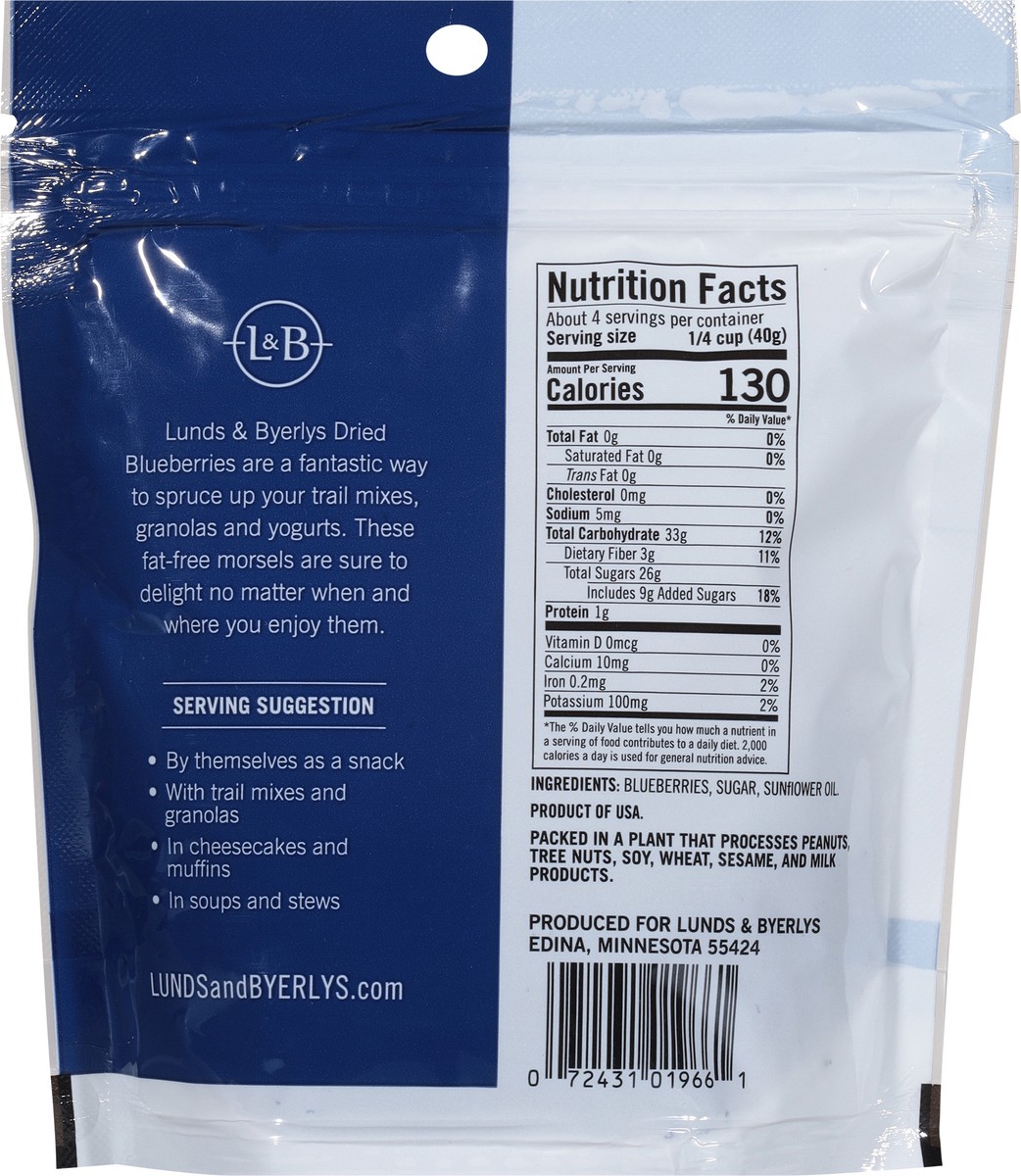slide 8 of 13, Lunds & Byerlys Dried Whole Sweetened Blueberries 5 oz, 5 oz