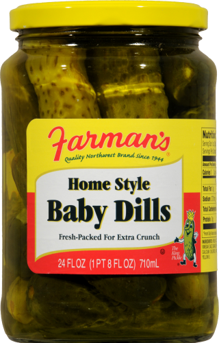 slide 2 of 3, Farmans Baby Dills, Home Style, 24 oz