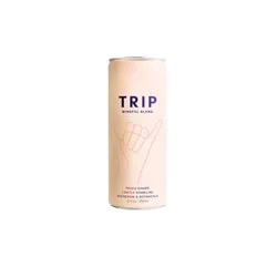 Trip Mindful Blend Mindful Botanicals Peach Ginger Lightly Sparkling Drink 12 fl oz