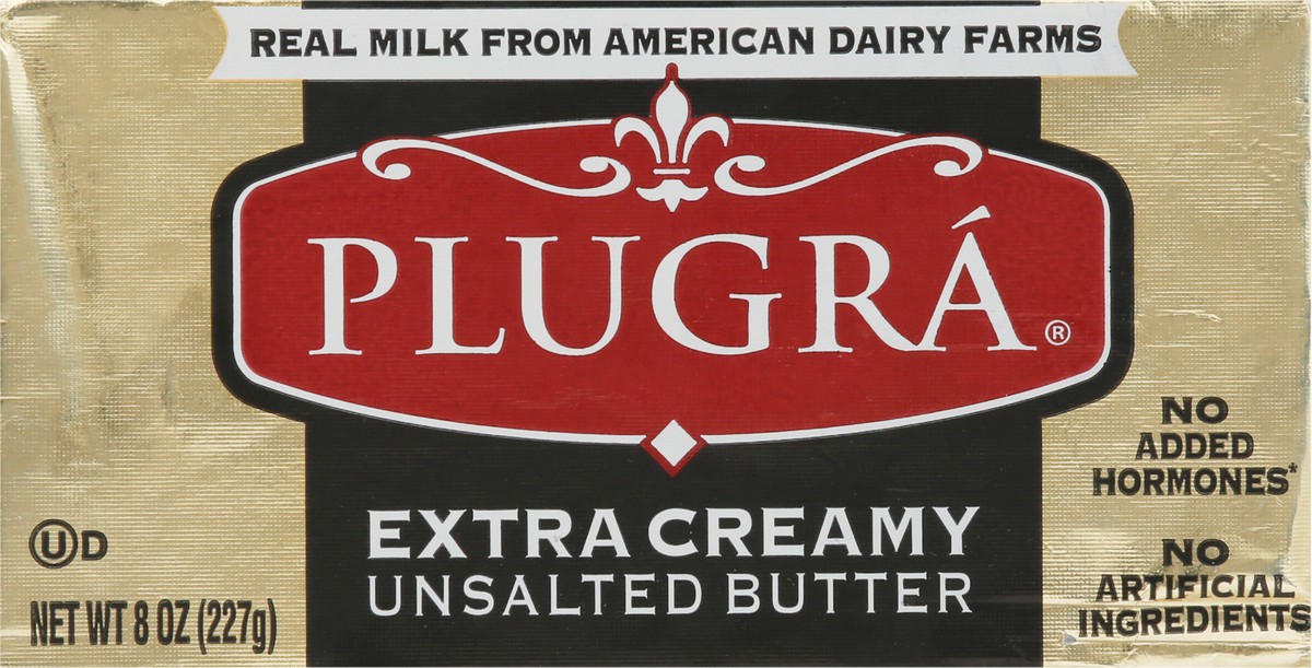 slide 7 of 13, Plugrá Extra Creamy Unsalted Butter 8 oz, 8 oz