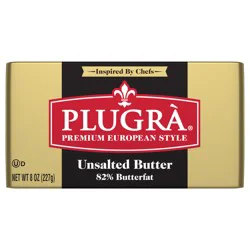 Plugrá Premium European Style Unsalted Butter 8 oz