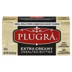 Plugrá Extra Creamy Unsalted Butter 8 oz