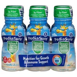 PediaSure Grow & Gain Vanilla Shake 6 - 8 fl oz Bottles