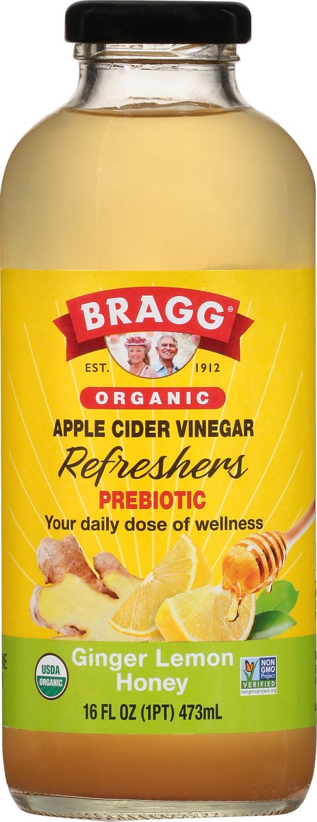 slide 3 of 13, Bragg Organic Apple Cider Vinegar Drink, Ginger Spice - 16 oz, 16 fl oz